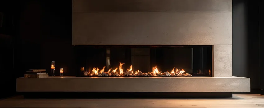 Gas Fireplace Ember Bed Design Services in Westfield, Indiana