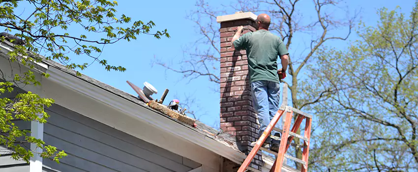 Vinyl and PVC Chimney Flashing Installation in Westfield, IN